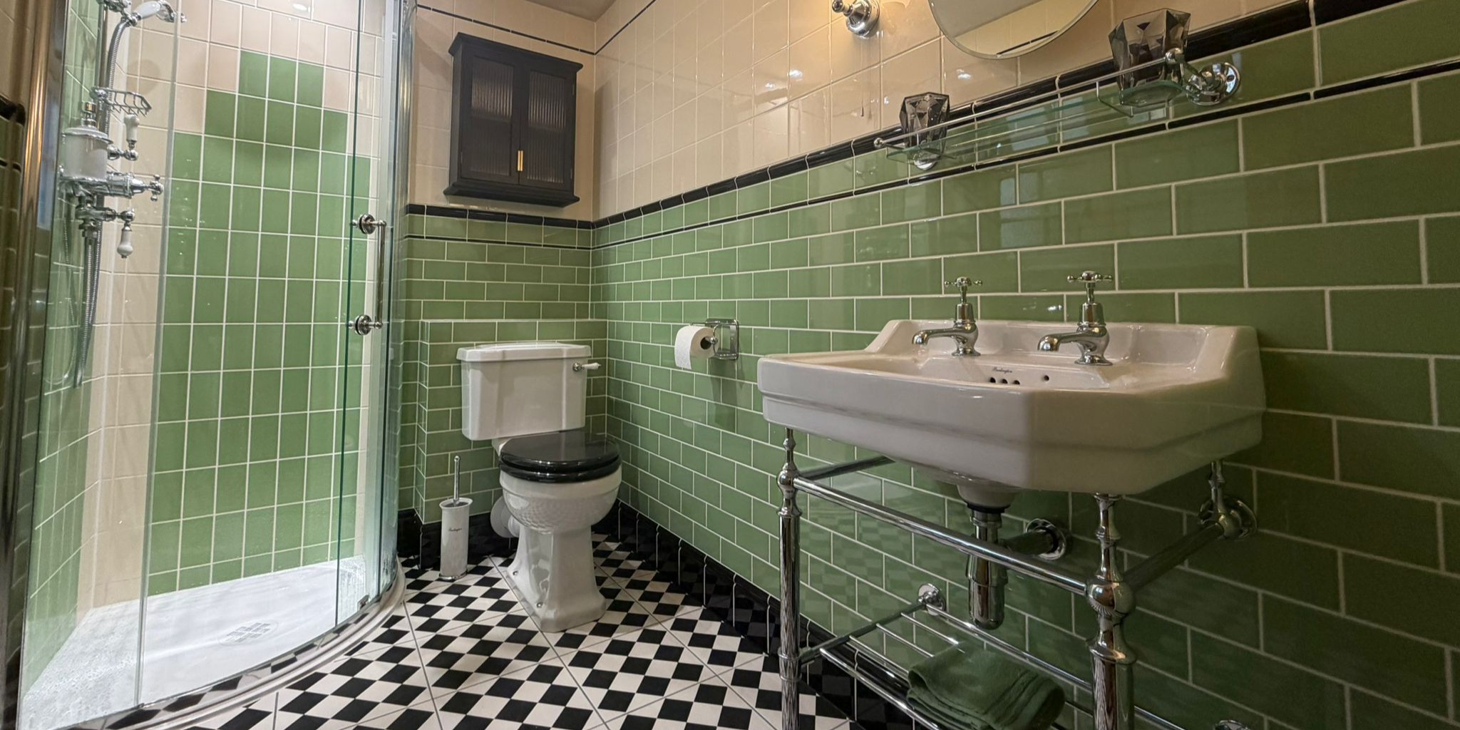 Ashy-looking wood-effect tiles