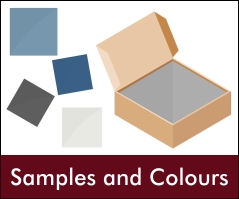 Victorian floor tile samples