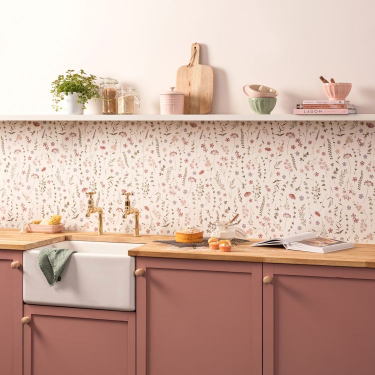 Summer berries tile panel