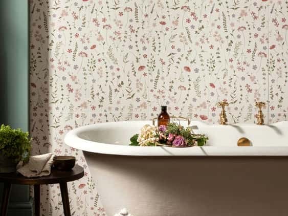 Go to Bathroom Tiles page button